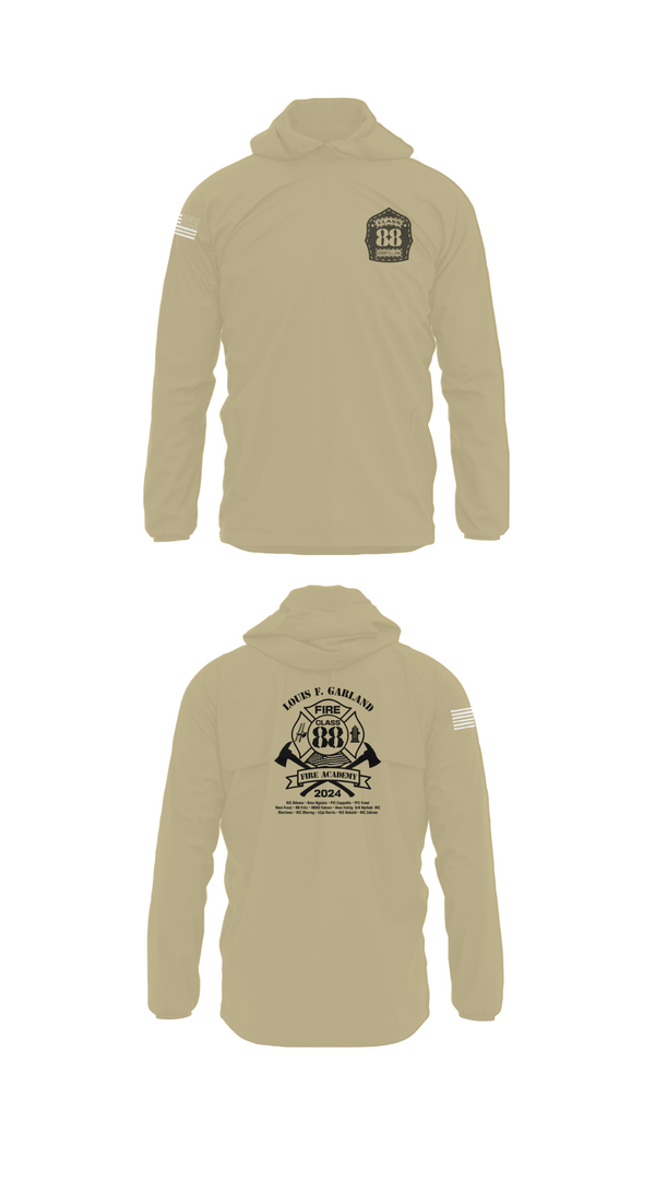Windbreaker, Class 88, Air Force, Teamtime, Team time, sublimation, custom sports apparel, team uniforms, spirit wear, spiritwear, sports uniforms, custom shirts, team store, custom team store, fundraiser sports, apparel fundraiser