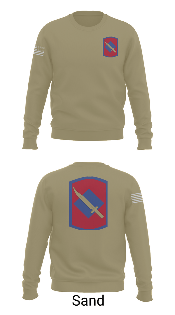 Crew Neck Sweatshirt, 39th Infantry Brigade, , Teamtime, Team time, sublimation, custom sports apparel, team uniforms, spirit wear, spiritwear, sports uniforms, custom shirts, team store, custom team store, fundraiser sports, apparel fundraiser