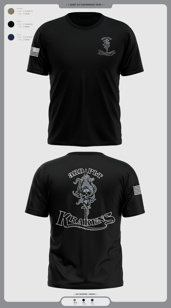 Short Sleeve Performance Shirt, 3RD PLT95TH CBRN3rd plt, Army, Teamtime, Team time, sublimation, custom sports apparel, team uniforms, spirit wear, spiritwear, sports uniforms, custom shirts, team store, custom team store, fundraiser sports, apparel fundraiser