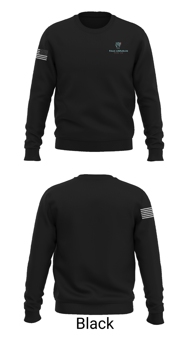 Crew Neck Sweatshirt, Rage Emporium, , Teamtime, Team time, sublimation, custom sports apparel, team uniforms, spirit wear, spiritwear, sports uniforms, custom shirts, team store, custom team store, fundraiser sports, apparel fundraiser