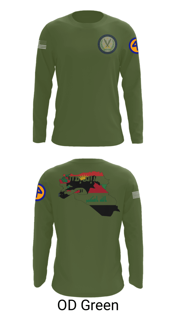 Long Sleeve Performance Shirt, 44th ICBT, National Guard, Teamtime, Team time, sublimation, custom sports apparel, team uniforms, spirit wear, spiritwear, sports uniforms, custom shirts, team store, custom team store, fundraiser sports, apparel fundraiser