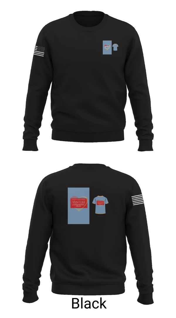 Crew Neck Sweatshirt, Venture cleaning solutions, , Teamtime, Team time, sublimation, custom sports apparel, team uniforms, spirit wear, spiritwear, sports uniforms, custom shirts, team store, custom team store, fundraiser sports, apparel fundraiser
