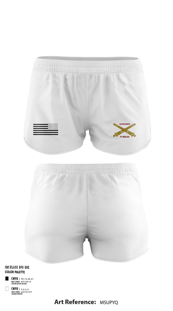 Ranger Panties, ALPHA ROCK, Army, Teamtime, Team time, sublimation, custom sports apparel, team uniforms, spirit wear, spiritwear, sports uniforms, custom shirts, team store, custom team store, fundraiser sports, apparel fundraiser