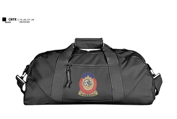 Duffle Bag, 127th ASB WORKHORSE, Army, Teamtime, Team time, sublimation, custom sports apparel, team uniforms, spirit wear, spiritwear, sports uniforms, custom shirts, team store, custom team store, fundraiser sports, apparel fundraiser