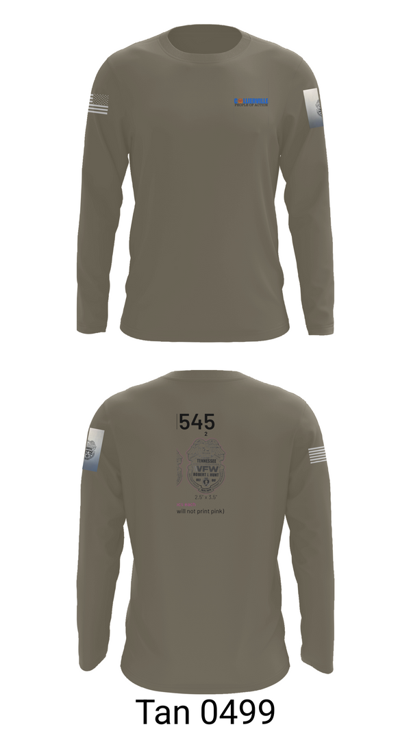 Long Sleeve Performance Shirt, TN VFW, Army, Teamtime, Team time, sublimation, custom sports apparel, team uniforms, spirit wear, spiritwear, sports uniforms, custom shirts, team store, custom team store, fundraiser sports, apparel fundraiser