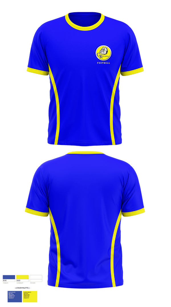 Short Sleeve Performance Shirt, Claysburg-Kimmel Senior High School Football, Football, Teamtime, Team time, sublimation, custom sports apparel, team uniforms, spirit wear, spiritwear, sports uniforms, custom shirts, team store, custom team store, fundraiser sports, apparel fundraiser