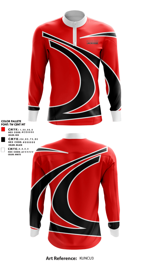 Quarter Zip Jacket, Woodland Warriors Lacrosse, Men's Lacrosse, Teamtime, Team time, sublimation, custom sports apparel, team uniforms, spirit wear, spiritwear, sports uniforms, custom shirts, team store, custom team store, fundraiser sports, apparel fundraiser