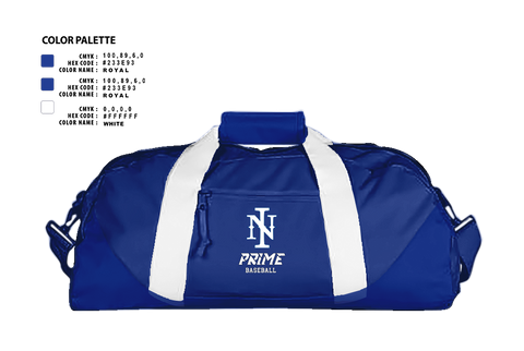 Duffle Bag, Ninth Inning Prime Baseball, Baseball, Teamtime, Team time, sublimation, custom sports apparel, team uniforms, spirit wear, spiritwear, sports uniforms, custom shirts, team store, custom team store, fundraiser sports, apparel fundraiser