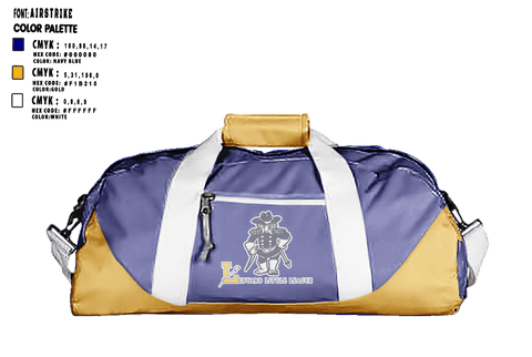Duffle Bag, Ledyard Little League Softball, Softball, Teamtime, Team time, sublimation, custom sports apparel, team uniforms, spirit wear, spiritwear, sports uniforms, custom shirts, team store, custom team store, fundraiser sports, apparel fundraiser