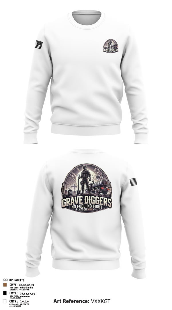 Crew Neck Sweatshirt, Gravediggers, , Teamtime, Team time, sublimation, custom sports apparel, team uniforms, spirit wear, spiritwear, sports uniforms, custom shirts, team store, custom team store, fundraiser sports, apparel fundraiser