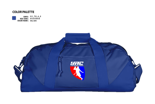 Duffle Bag, YAC Flag League, , Teamtime, Team time, sublimation, custom sports apparel, team uniforms, spirit wear, spiritwear, sports uniforms, custom shirts, team store, custom team store, fundraiser sports, apparel fundraiser
