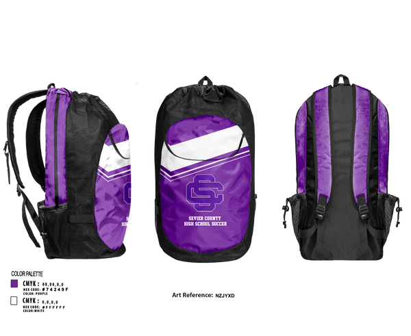 Gear Bag, Sevier County High School Soccer, Men's Soccer, Teamtime, Team time, sublimation, custom sports apparel, team uniforms, spirit wear, spiritwear, sports uniforms, custom shirts, team store, custom team store, fundraiser sports, apparel fundraiser