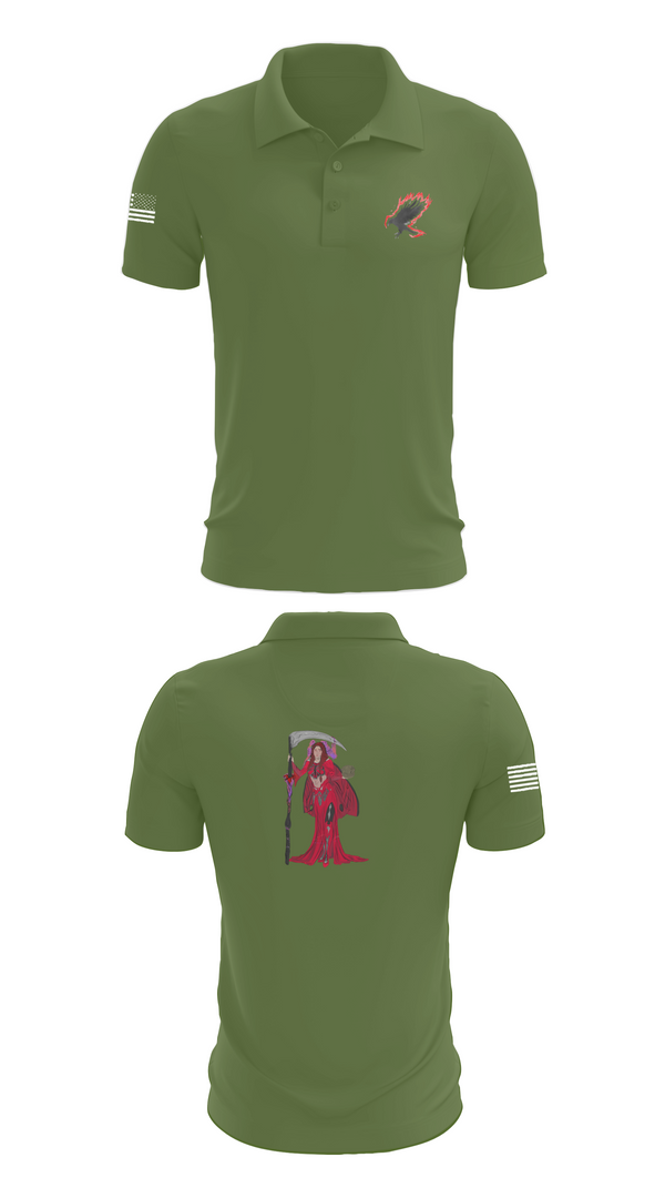 Short Sleeve Performance Polo, A Co. 152 BEB, Army, Teamtime, Team time, sublimation, custom sports apparel, team uniforms, spirit wear, spiritwear, sports uniforms, custom shirts, team store, custom team store, fundraiser sports, apparel fundraiser