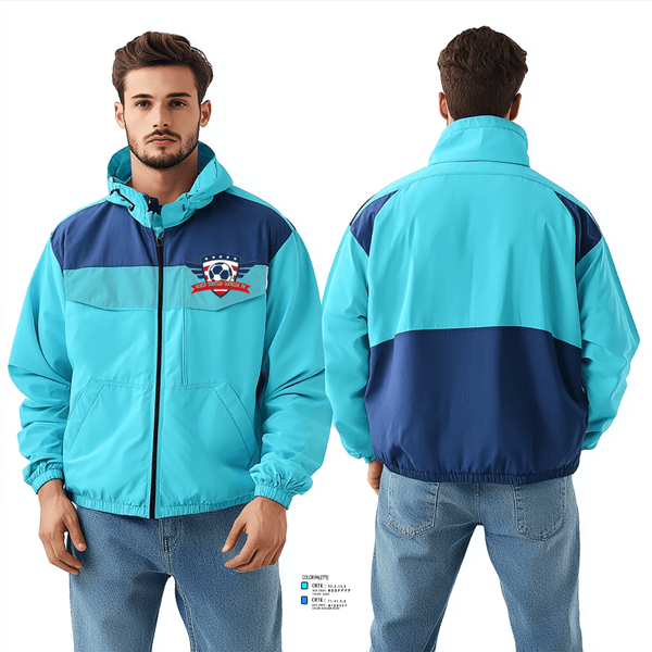 Windbreaker, Saint Thomas Aquinas FC, Men's Soccer, Teamtime, Team time, sublimation, custom sports apparel, team uniforms, spirit wear, spiritwear, sports uniforms, custom shirts, team store, custom team store, fundraiser sports, apparel fundraiser