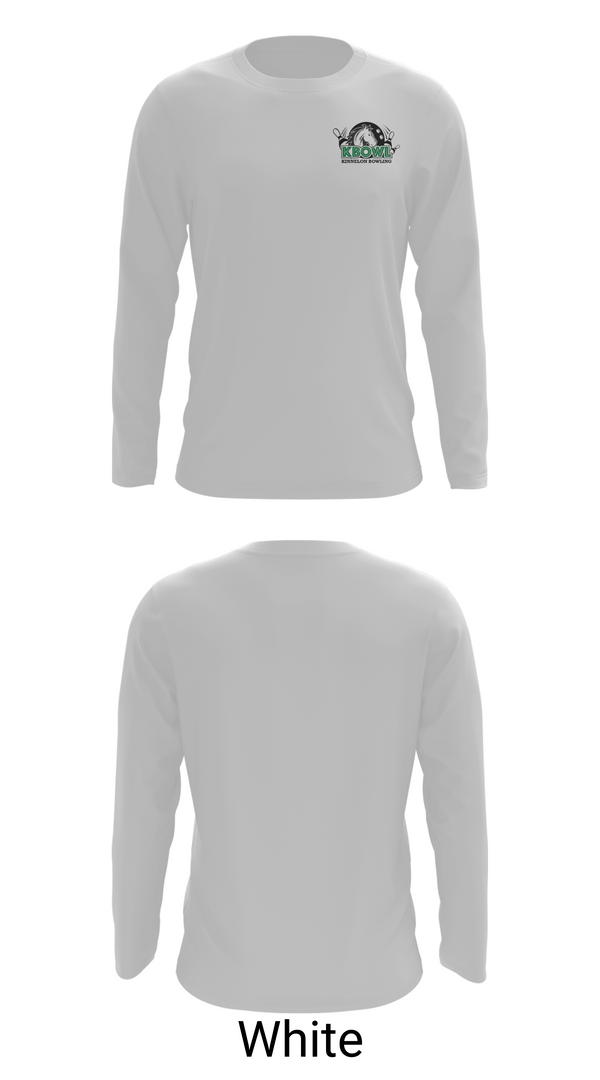 Long Sleeve Performance Shirt, Kinnelon High School Bowling, Bowling, Teamtime, Team time, sublimation, custom sports apparel, team uniforms, spirit wear, spiritwear, sports uniforms, custom shirts, team store, custom team store, fundraiser sports, apparel fundraiser