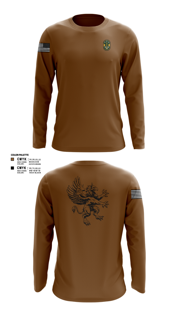Long Sleeve Performance Shirt, 3rd Platoon Gryphons, , Teamtime, Team time, sublimation, custom sports apparel, team uniforms, spirit wear, spiritwear, sports uniforms, custom shirts, team store, custom team store, fundraiser sports, apparel fundraiser