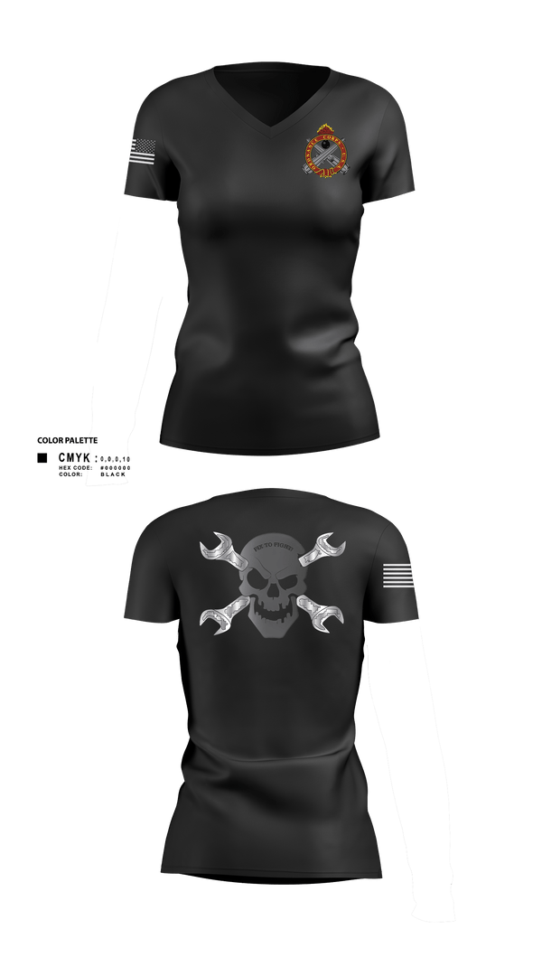 Women's Short Sleeve Vneck Shirt, 758th SMC, Army, Teamtime, Team time, sublimation, custom sports apparel, team uniforms, spirit wear, spiritwear, sports uniforms, custom shirts, team store, custom team store, fundraiser sports, apparel fundraiser