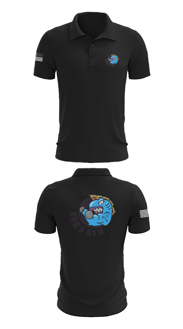 Short Sleeve Performance Polo, Robs Gym, Wrestling, Teamtime, Team time, sublimation, custom sports apparel, team uniforms, spirit wear, spiritwear, sports uniforms, custom shirts, team store, custom team store, fundraiser sports, apparel fundraiser