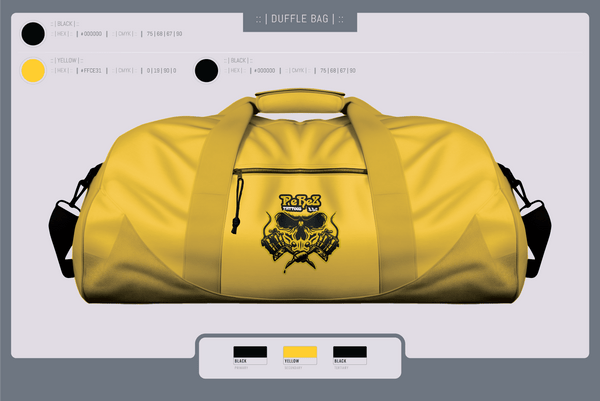 Duffle Bag, PeReZ Tattoos, , Teamtime, Team time, sublimation, custom sports apparel, team uniforms, spirit wear, spiritwear, sports uniforms, custom shirts, team store, custom team store, fundraiser sports, apparel fundraiser