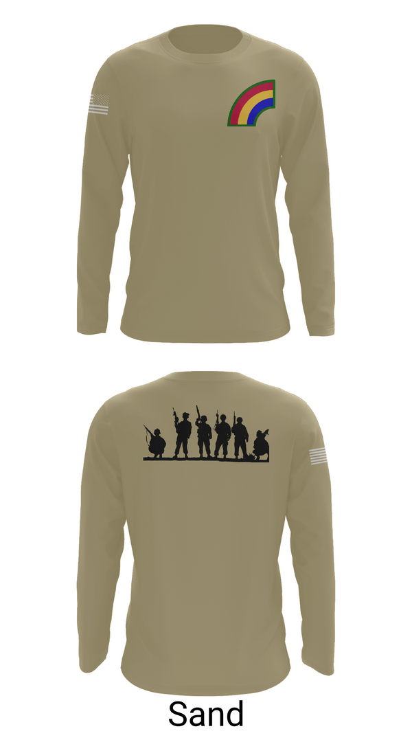 Long Sleeve Performance Shirt, 42ND Infantry Division, Army, Teamtime, Team time, sublimation, custom sports apparel, team uniforms, spirit wear, spiritwear, sports uniforms, custom shirts, team store, custom team store, fundraiser sports, apparel fundraiser