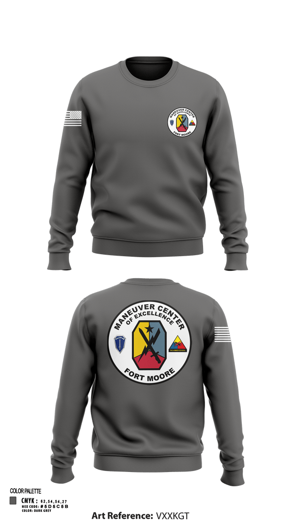 Crew Neck Sweatshirt, Fort moore, , Teamtime, Team time, sublimation, custom sports apparel, team uniforms, spirit wear, spiritwear, sports uniforms, custom shirts, team store, custom team store, fundraiser sports, apparel fundraiser