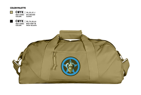 Duffle Bag, Bandit Troop, Army, Teamtime, Team time, sublimation, custom sports apparel, team uniforms, spirit wear, spiritwear, sports uniforms, custom shirts, team store, custom team store, fundraiser sports, apparel fundraiser