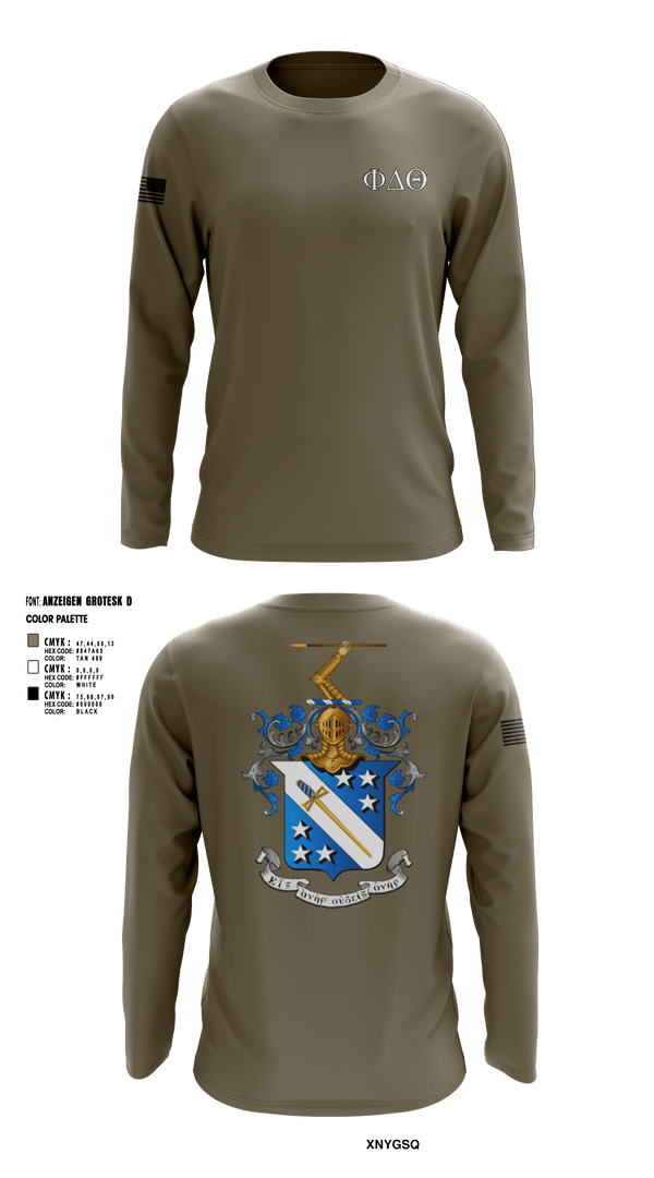 Long Sleeve Performance Shirt, Phi Delta Theta, Army, Teamtime, Team time, sublimation, custom sports apparel, team uniforms, spirit wear, spiritwear, sports uniforms, custom shirts, team store, custom team store, fundraiser sports, apparel fundraiser