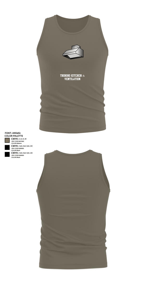 Tank Top, Triboro kitchen & ventilation, , Teamtime, Team time, sublimation, custom sports apparel, team uniforms, spirit wear, spiritwear, sports uniforms, custom shirts, team store, custom team store, fundraiser sports, apparel fundraiser