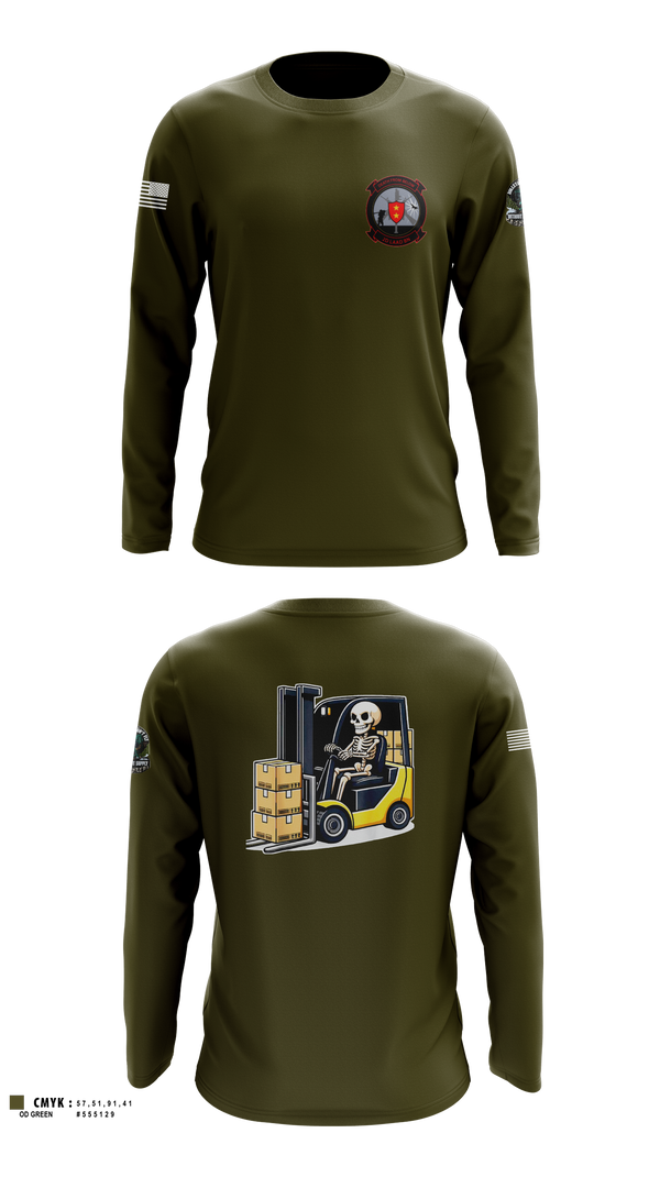 Long Sleeve Performance Shirt, , Marines, Teamtime, Team time, sublimation, custom sports apparel, team uniforms, spirit wear, spiritwear, sports uniforms, custom shirts, team store, custom team store, fundraiser sports, apparel fundraiser