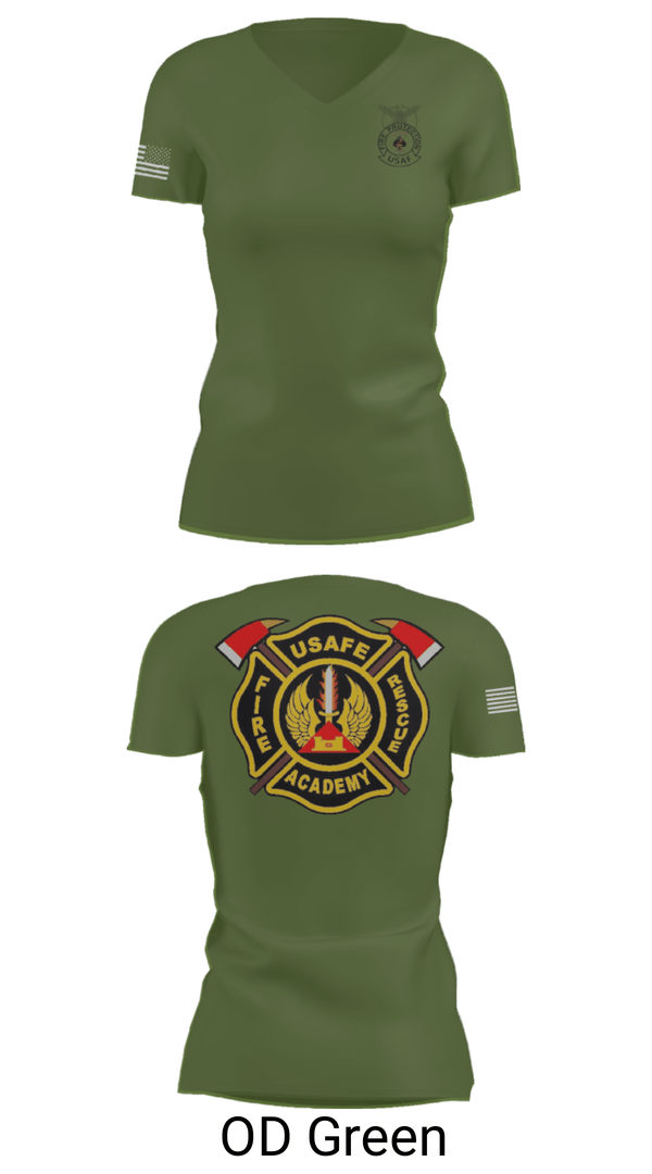 Women's Short Sleeve Vneck Shirt, 435th CTS, Air Force, Teamtime, Team time, sublimation, custom sports apparel, team uniforms, spirit wear, spiritwear, sports uniforms, custom shirts, team store, custom team store, fundraiser sports, apparel fundraiser