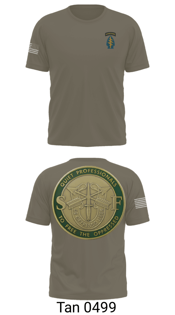Old School Cotton Feel Shirt, Echo 20th SFG, National Guard, Teamtime, Team time, sublimation, custom sports apparel, team uniforms, spirit wear, spiritwear, sports uniforms, custom shirts, team store, custom team store, fundraiser sports, apparel fundraiser
