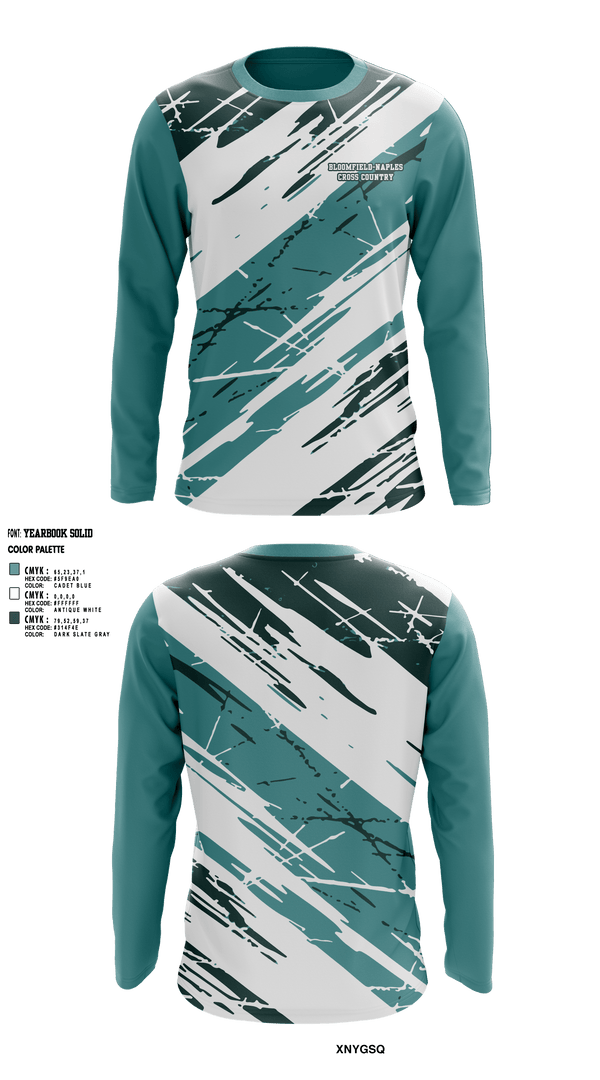 Long Sleeve Performance Shirt, Bloomfield-Naples, Cross Country, Teamtime, Team time, sublimation, custom sports apparel, team uniforms, spirit wear, spiritwear, sports uniforms, custom shirts, team store, custom team store, fundraiser sports, apparel fundraiser