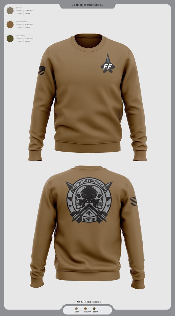 Crew Neck Sweatshirt, 1 mxg, Air Force, Teamtime, Team time, sublimation, custom sports apparel, team uniforms, spirit wear, spiritwear, sports uniforms, custom shirts, team store, custom team store, fundraiser sports, apparel fundraiser