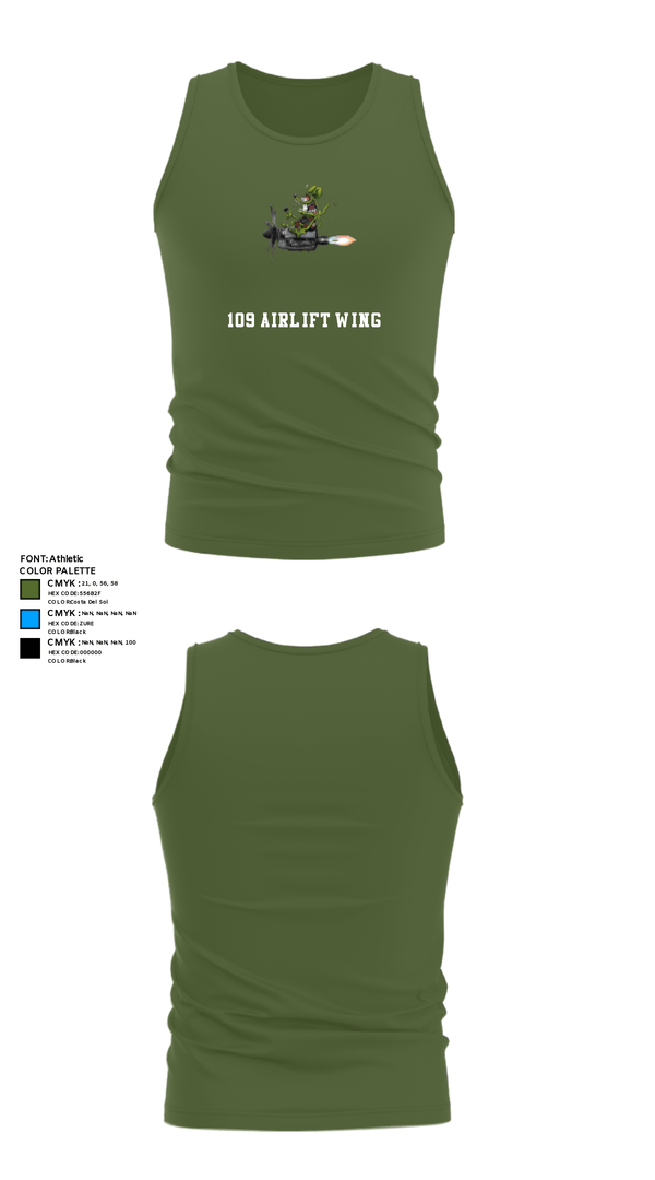 Tank Top, 109 Airlift Wing, Air Force, Teamtime, Team time, sublimation, custom sports apparel, team uniforms, spirit wear, spiritwear, sports uniforms, custom shirts, team store, custom team store, fundraiser sports, apparel fundraiser