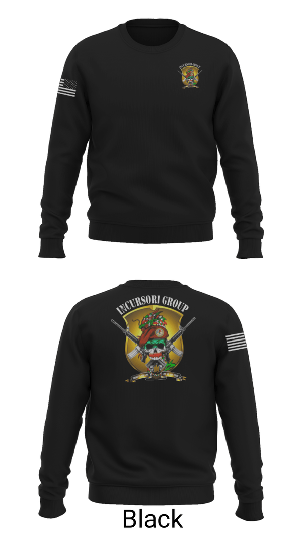Crew Neck Sweatshirt, Incursori, , Teamtime, Team time, sublimation, custom sports apparel, team uniforms, spirit wear, spiritwear, sports uniforms, custom shirts, team store, custom team store, fundraiser sports, apparel fundraiser
