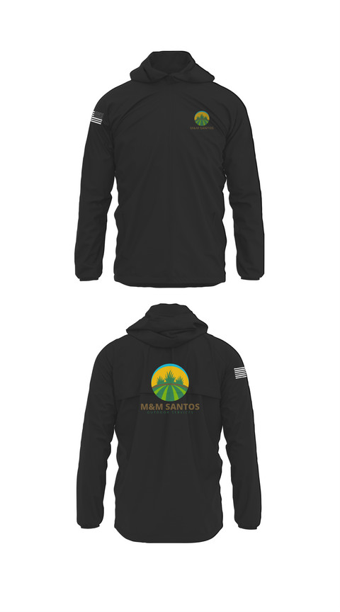 Windbreaker, M&M Santos Outdoor Services, , Teamtime, Team time, sublimation, custom sports apparel, team uniforms, spirit wear, spiritwear, sports uniforms, custom shirts, team store, custom team store, fundraiser sports, apparel fundraiser