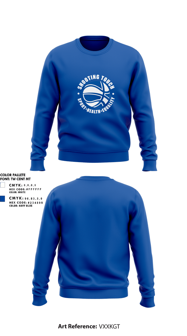 Crew Neck Sweatshirt, Shooting Touch Boston Basketball, Women's Basketball, Teamtime, Team time, sublimation, custom sports apparel, team uniforms, spirit wear, spiritwear, sports uniforms, custom shirts, team store, custom team store, fundraiser sports, apparel fundraiser