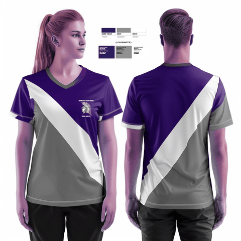 Women's Short Sleeve Vneck Shirt, Southeast of Saline Trojans, Cross Country, Teamtime, Team time, sublimation, custom sports apparel, team uniforms, spirit wear, spiritwear, sports uniforms, custom shirts, team store, custom team store, fundraiser sports, apparel fundraiser
