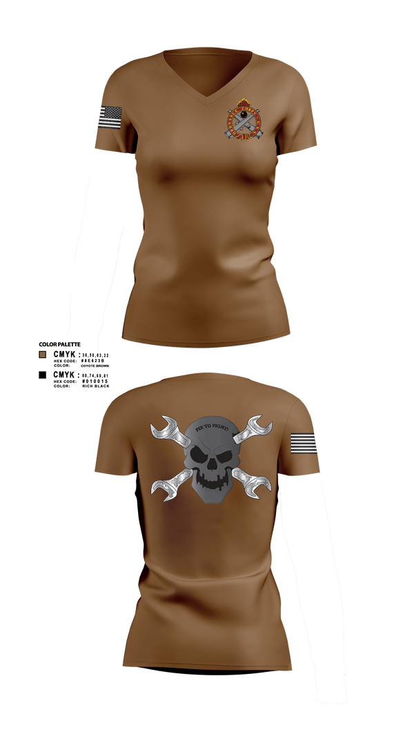 Women's Short Sleeve Vneck Shirt, 758th SMC, Army, Teamtime, Team time, sublimation, custom sports apparel, team uniforms, spirit wear, spiritwear, sports uniforms, custom shirts, team store, custom team store, fundraiser sports, apparel fundraiser