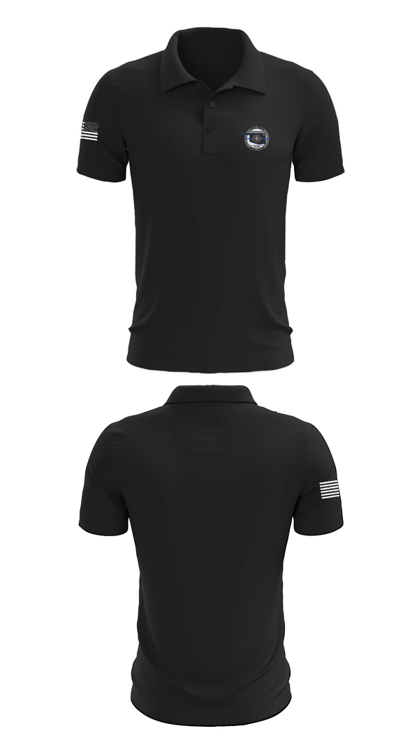 Short Sleeve Performance Polo, Salina Police Department, Police, Teamtime, Team time, sublimation, custom sports apparel, team uniforms, spirit wear, spiritwear, sports uniforms, custom shirts, team store, custom team store, fundraiser sports, apparel fundraiser
