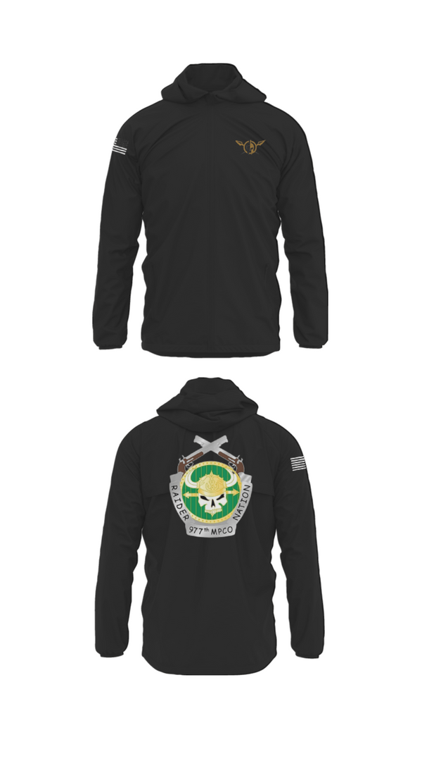Windbreaker, 977 MP CO, Army, Teamtime, Team time, sublimation, custom sports apparel, team uniforms, spirit wear, spiritwear, sports uniforms, custom shirts, team store, custom team store, fundraiser sports, apparel fundraiser