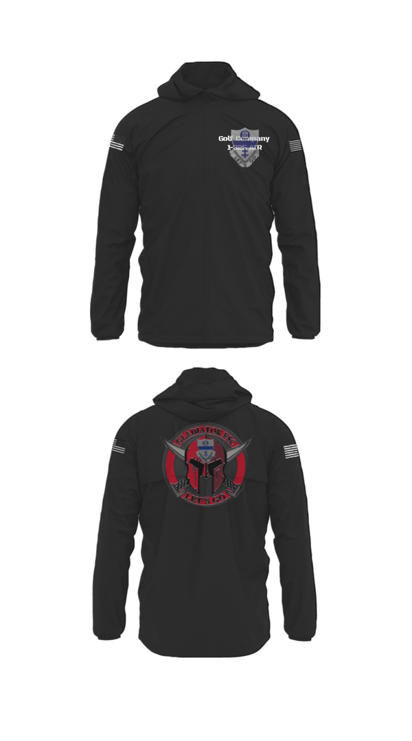 Windbreaker, Golf Company 1-325 AIR, Army, Teamtime, Team time, sublimation, custom sports apparel, team uniforms, spirit wear, spiritwear, sports uniforms, custom shirts, team store, custom team store, fundraiser sports, apparel fundraiser