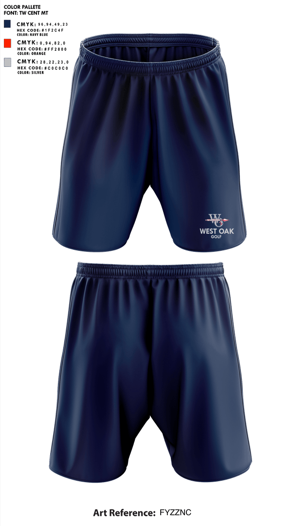 Athletic Shorts With Pockets, West Oak High School Golf, Golf, Teamtime, Team time, sublimation, custom sports apparel, team uniforms, spirit wear, spiritwear, sports uniforms, custom shirts, team store, custom team store, fundraiser sports, apparel fundraiser