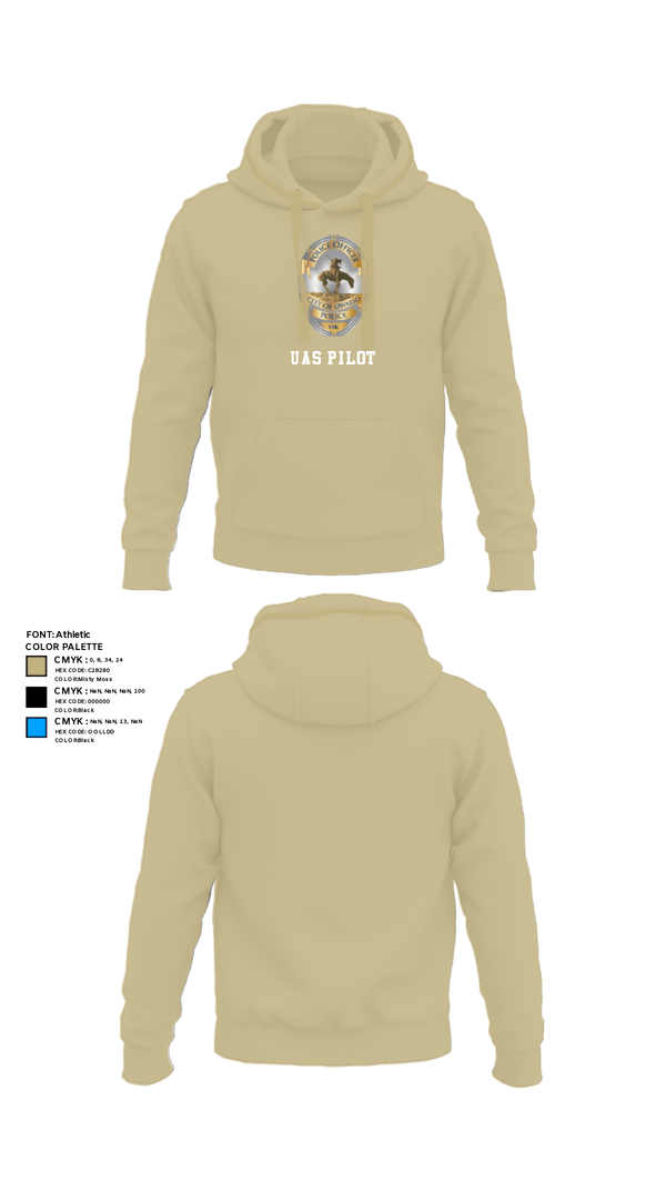 Hoodie, UAS Pilot, Police, Teamtime, Team time, sublimation, custom sports apparel, team uniforms, spirit wear, spiritwear, sports uniforms, custom shirts, team store, custom team store, fundraiser sports, apparel fundraiser