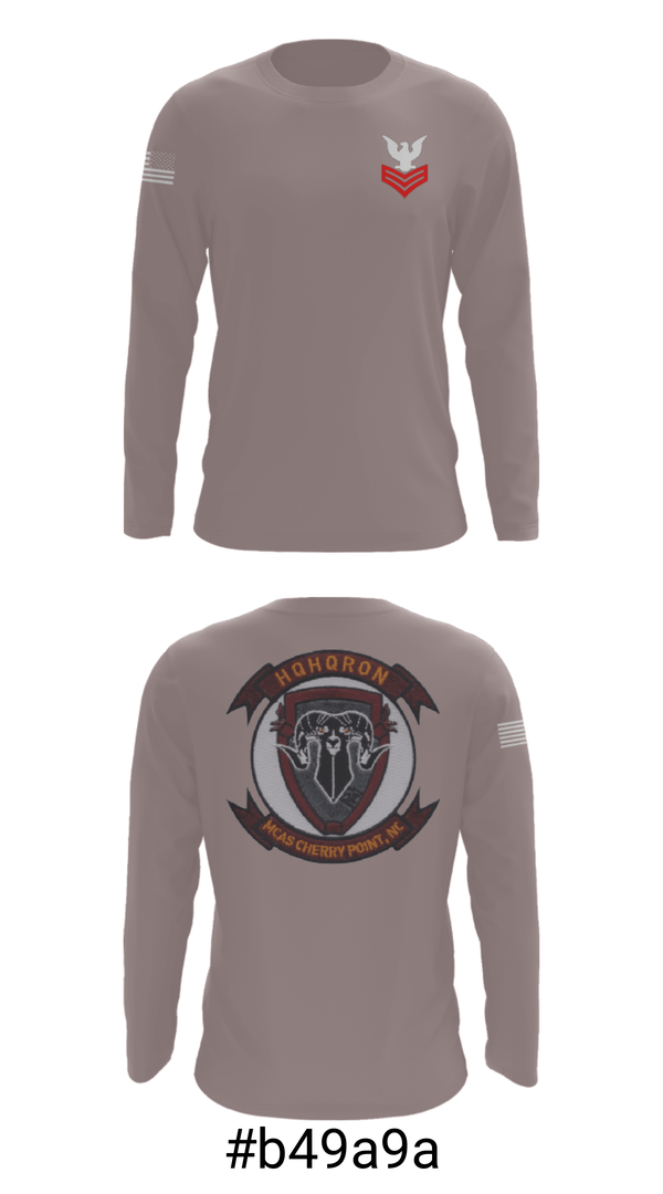 Long Sleeve Performance Shirt, MCAS CHERRY POINT. H&HS, Navy, Teamtime, Team time, sublimation, custom sports apparel, team uniforms, spirit wear, spiritwear, sports uniforms, custom shirts, team store, custom team store, fundraiser sports, apparel fundraiser