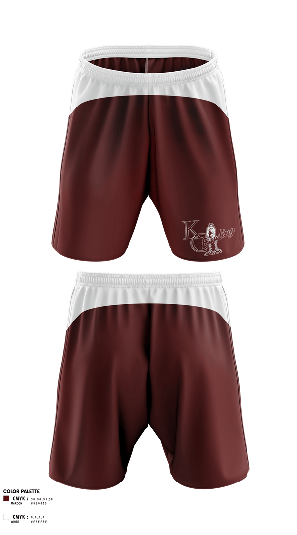 Athletic Shorts With Pockets, Kalamazoo Central High School Bowling, Bowling, Teamtime, Team time, sublimation, custom sports apparel, team uniforms, spirit wear, spiritwear, sports uniforms, custom shirts, team store, custom team store, fundraiser sports, apparel fundraiser