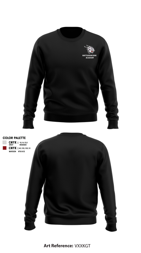 Crew Neck Sweatshirt, Mattanawcook Academy Wrestling, Wrestling, Teamtime, Team time, sublimation, custom sports apparel, team uniforms, spirit wear, spiritwear, sports uniforms, custom shirts, team store, custom team store, fundraiser sports, apparel fundraiser