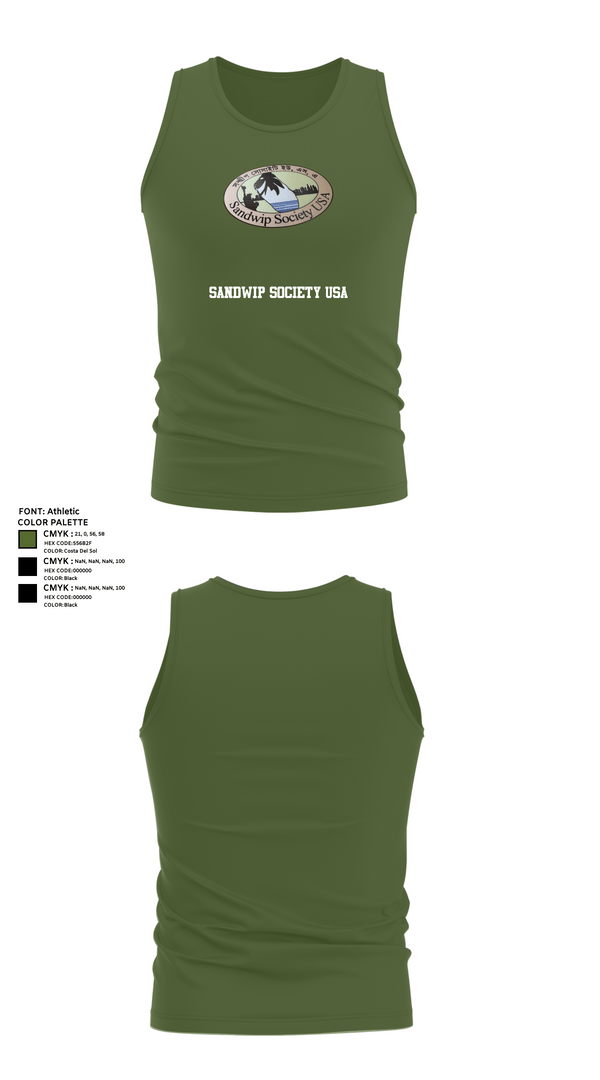 Tank Top, Sandwip society USA, , Teamtime, Team time, sublimation, custom sports apparel, team uniforms, spirit wear, spiritwear, sports uniforms, custom shirts, team store, custom team store, fundraiser sports, apparel fundraiser