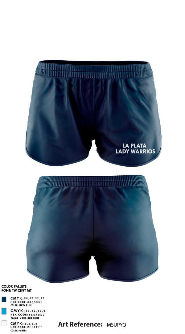 Womens Shorts, La Plata High School Lady Warriors, Spirit Store, Teamtime, Team time, sublimation, custom sports apparel, team uniforms, spirit wear, spiritwear, sports uniforms, custom shirts, team store, custom team store, fundraiser sports, apparel fundraiser