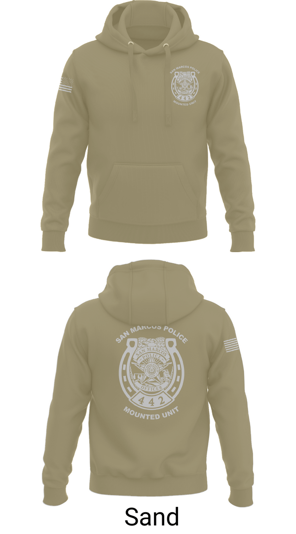 Hoodie, San Marcos Police Mounted Unit, , Teamtime, Team time, sublimation, custom sports apparel, team uniforms, spirit wear, spiritwear, sports uniforms, custom shirts, team store, custom team store, fundraiser sports, apparel fundraiser